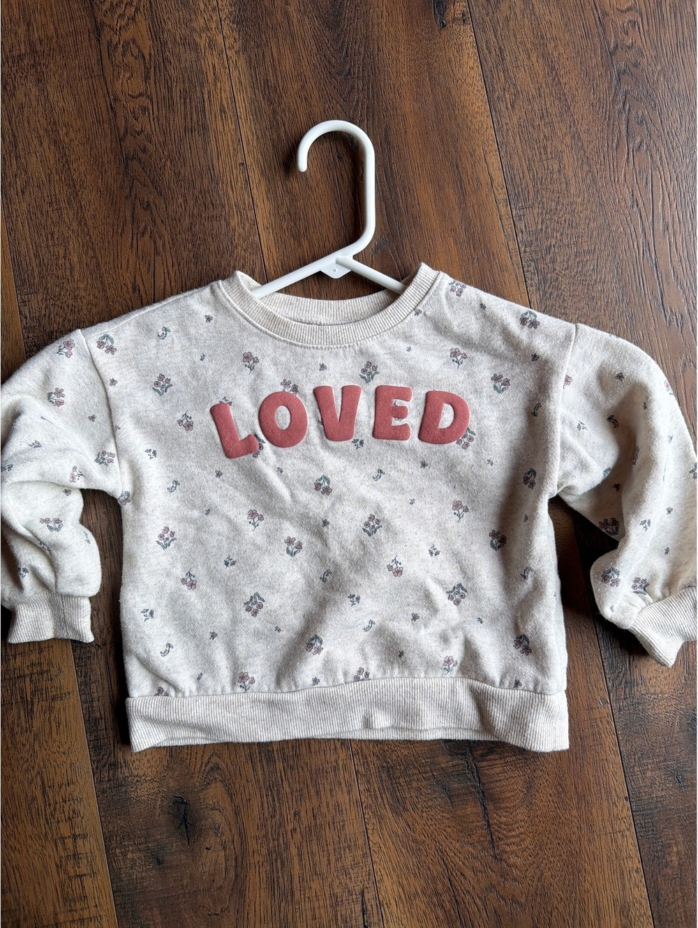 Carter's Toddler Sweatshirt 3T with 'LOVED' Graphic